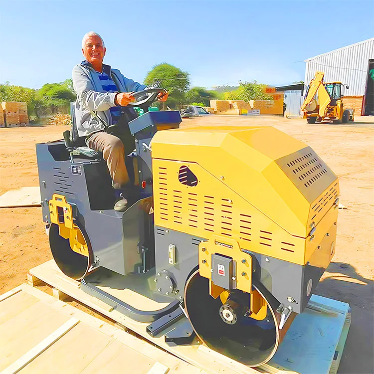 سعر المصنع CE معتمد طبل مزدوج أسطوانة الطريق 1500 كجم أسطوانة ضاغطة الأسفلت أسطوانة اهتزازية صغيرة