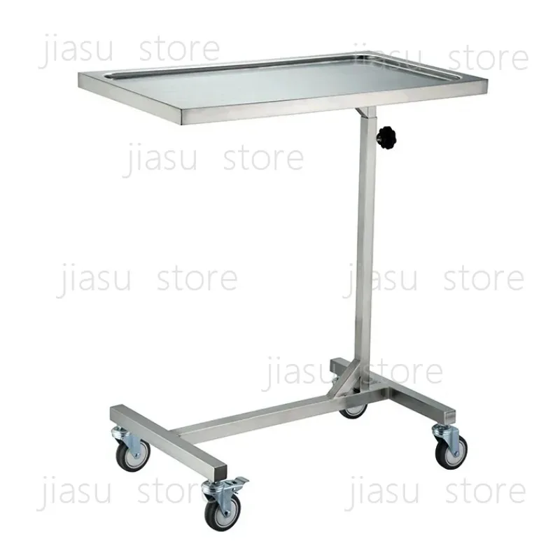 

High-Quality Pet Clinic Carrier Stainless Steel Medical Trolley Vet Hospital Operation Trolley Stainless Steel Vet