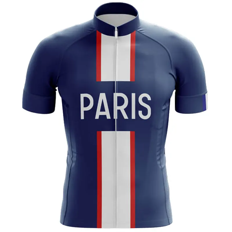 

2023 New Men's and Women's Paris Saint-Germain Cycling Jersey Mountain Bike Winter Summer Shirt MTB Champion Team Uniform