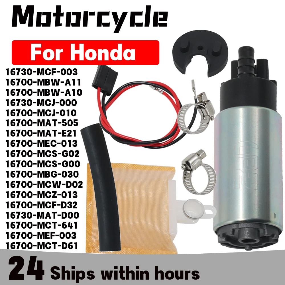 

16730-MCF-003 Fuel Pump For Honda CBR600 CBR954,929RR ST1300 VFR800 CB900F RVT1000R VTR1000 CB1100SF FJS400 600 FSC600 NRX1800