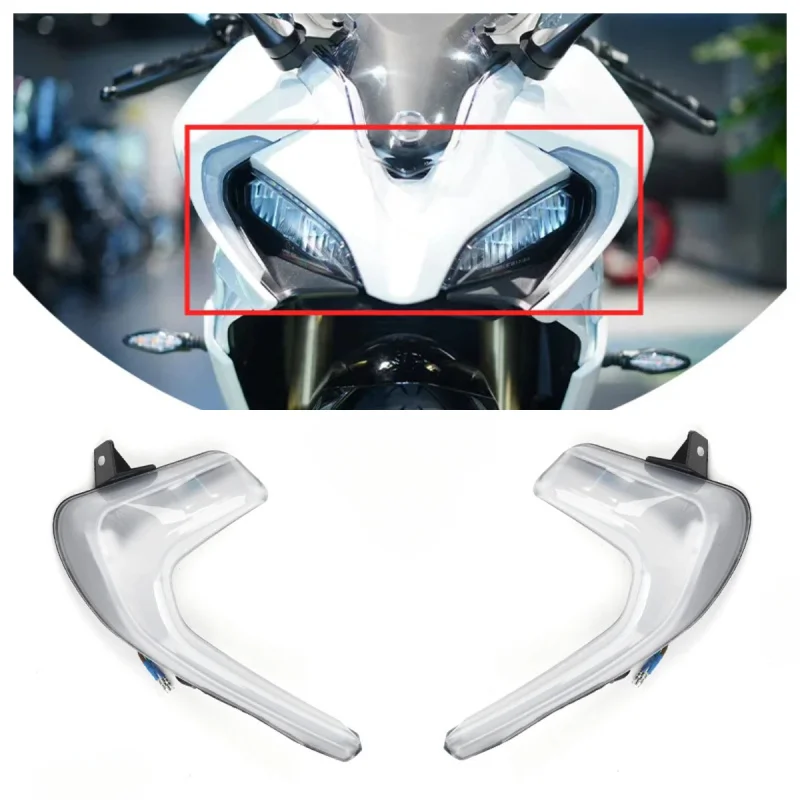 For CFMOTO 250SR-FUN Front Left And Right Position Lights LED Driving Headlights Side Trim Lights Original Motorcycle Parts