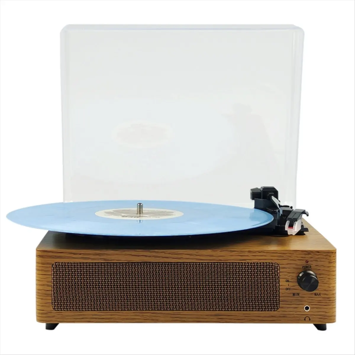 DTC5 Bluetooth Record Player Multi-Functional Vintage Turntable Phonograph Wooden Vinyl Record Audio Player EU Plug