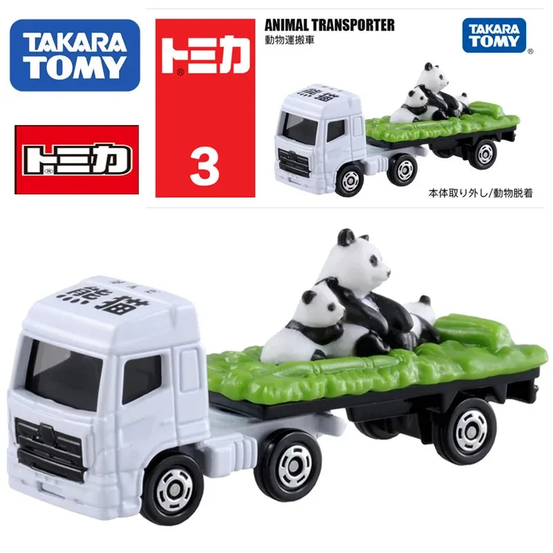 

Takara Tomy Tomica Premium Animal Panda Transporter Mini Gt Die Cast Alloy Коллекционная модель автомобиля Детские игрушки для мальчиков Рождественский подарок