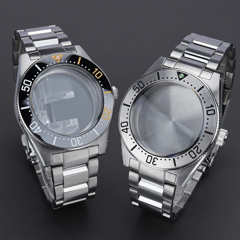 

40mm NH35 NH36 Watch Case With Stainless Steel Bracelet Strap For Mod SPB149J1 NH34 NH35 NH36 NH70 4R36 Movement Sapphire Glass