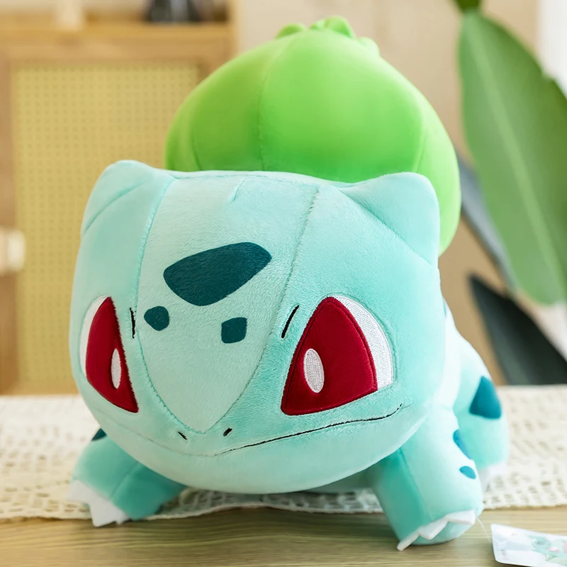 Big Size TAKARA TOMY Pokemon Bulbasaur Peluche Plush Toys Soft Pikachu Charmander Squirtle Pokemon Stuffed Toy Xmas Gift