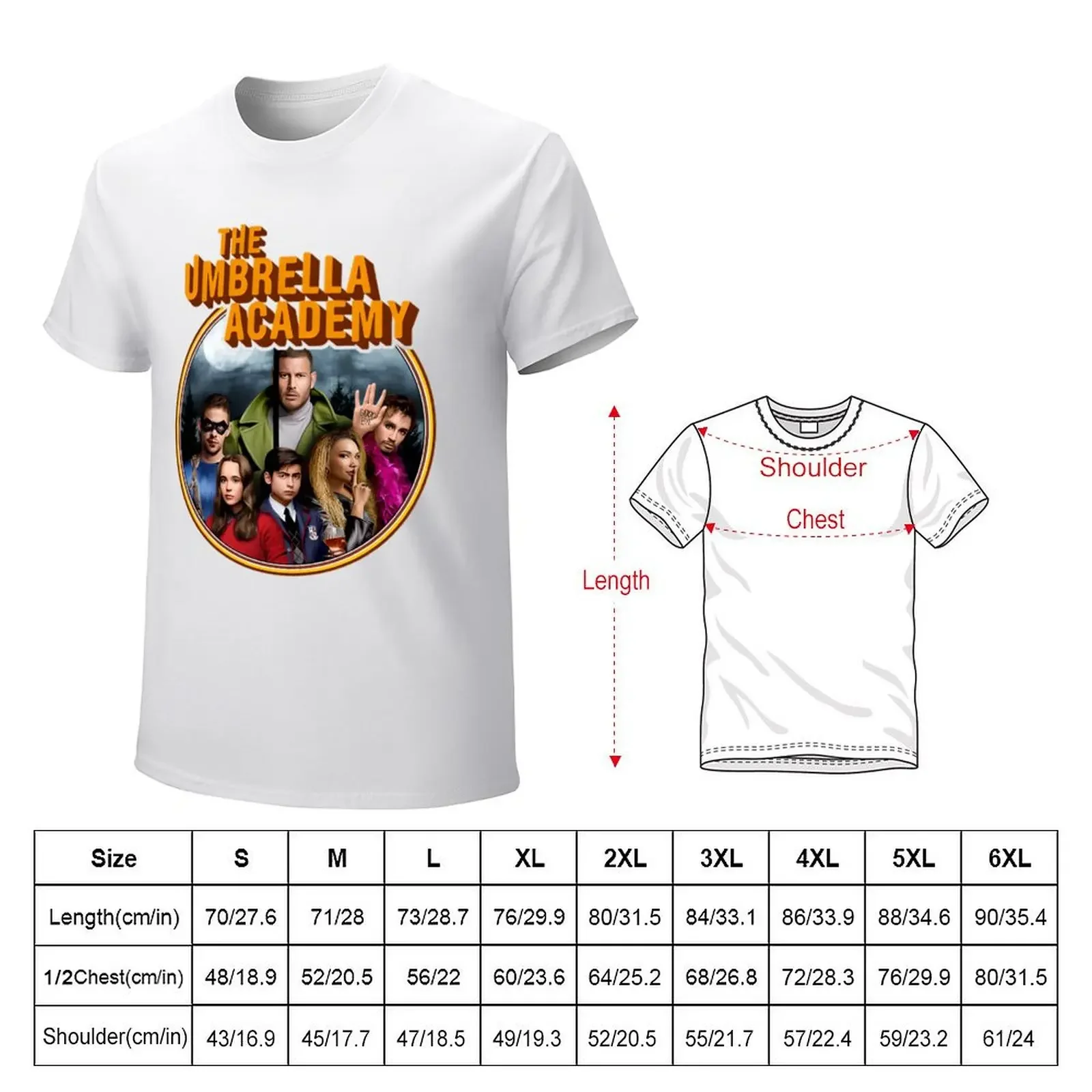 Umbrella Academy T-Shirt anime tshirt aesthetic clothes graphics sports fans tshirts for men