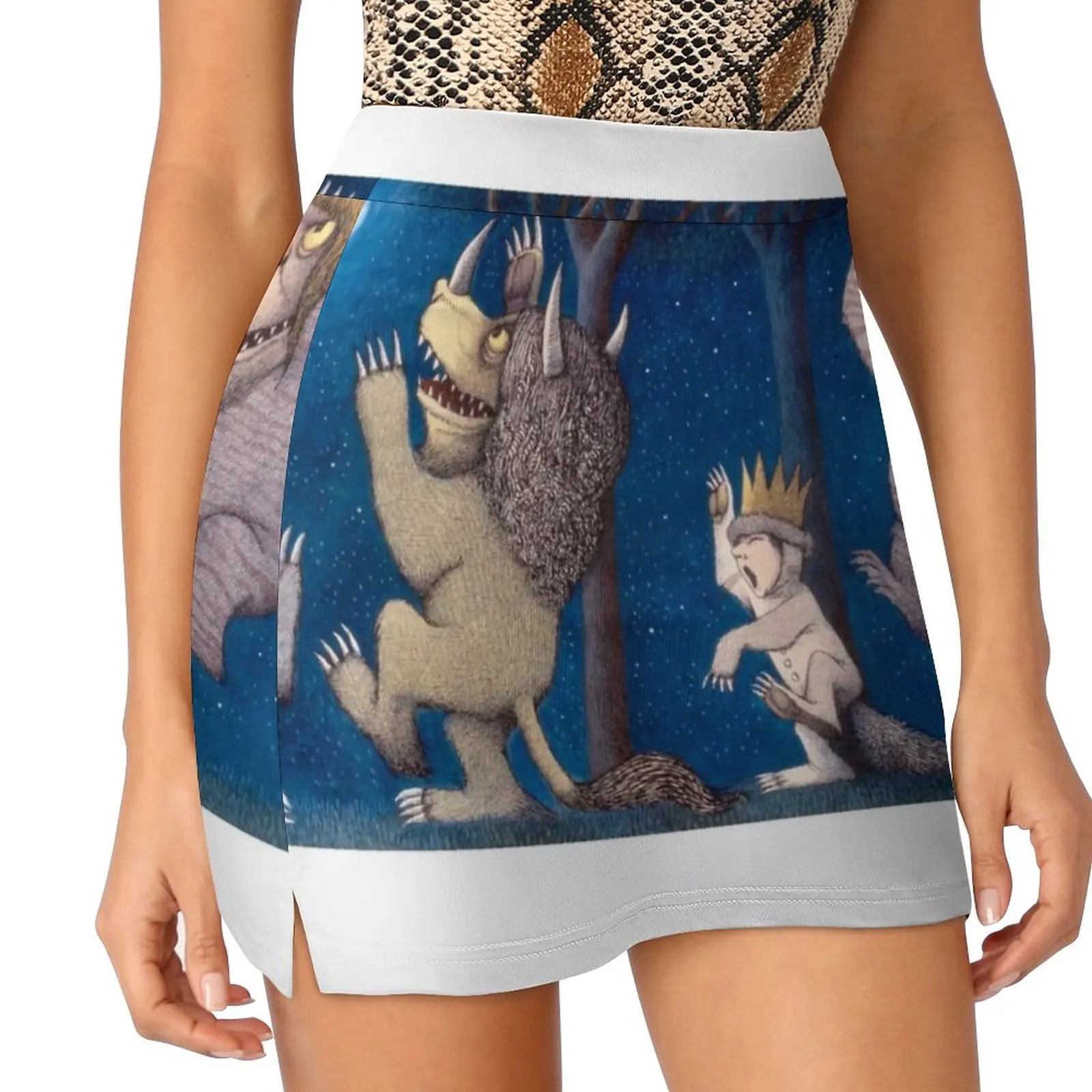 Where The Wild Things Are Wild Rumpus At Night Skirts Woman Fashion 2022 Pant Skirt Mini Skirts Office Short Skirt Where Wild