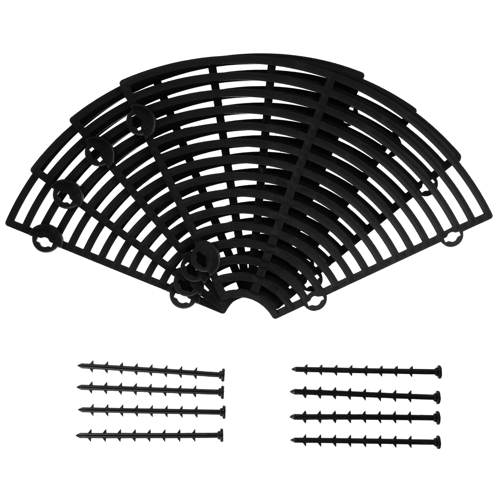 

2pcs Plant Pot Grid Compact Durable Soil Protector For Cats Dogs Flowerpot Plastic Cover Garden Supply Flower Guard Protective