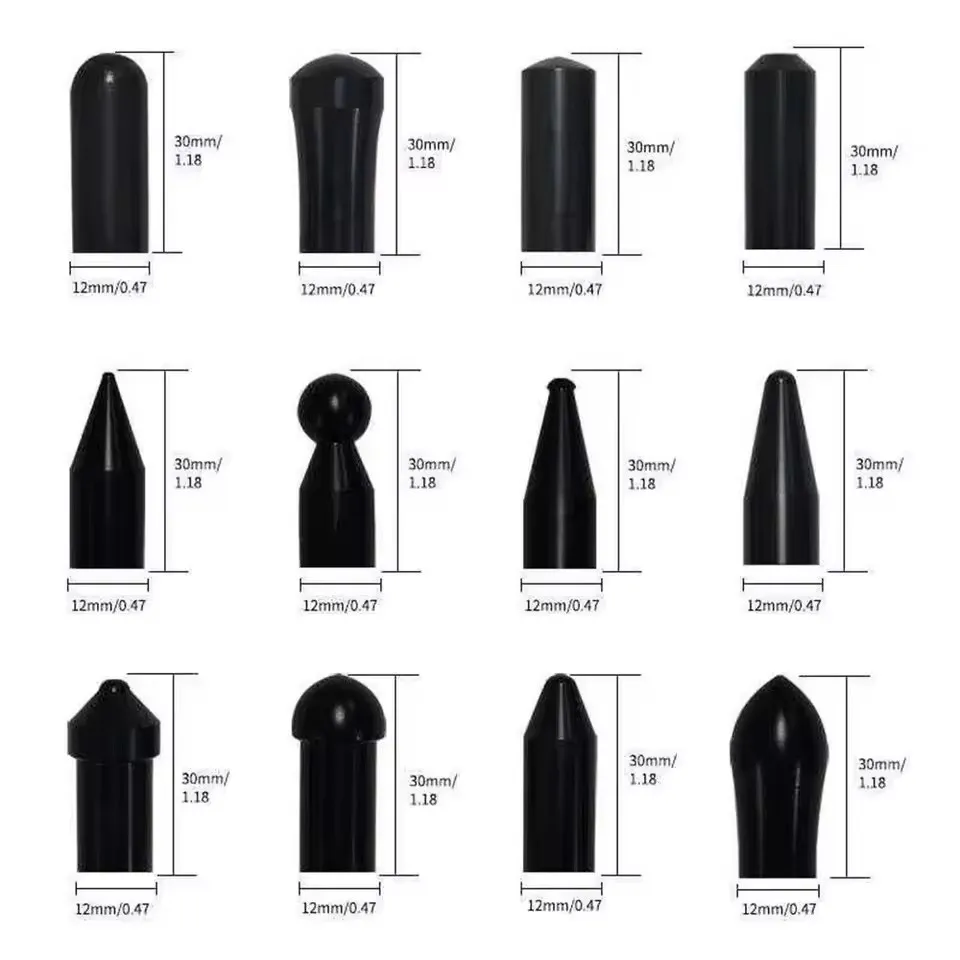 Crochets de débosselage de voiture, tiges de poussée en acier inoxydable, Kit de pied-de-biche pour débosselage de carrosserie de voiture et élimination des dommages causés par la grêle