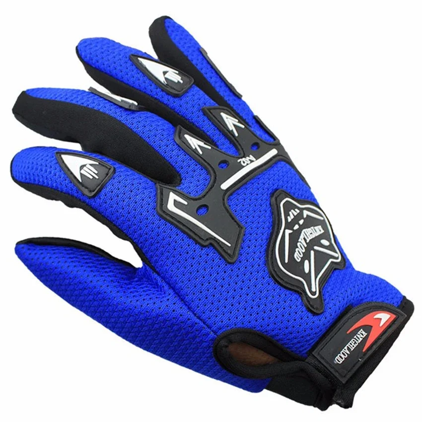 Guanti da Moto bambino estate inverno Full Finger bambini 3-12 anni bambini Moto Motocross Luvas guanto da corsa in pelle