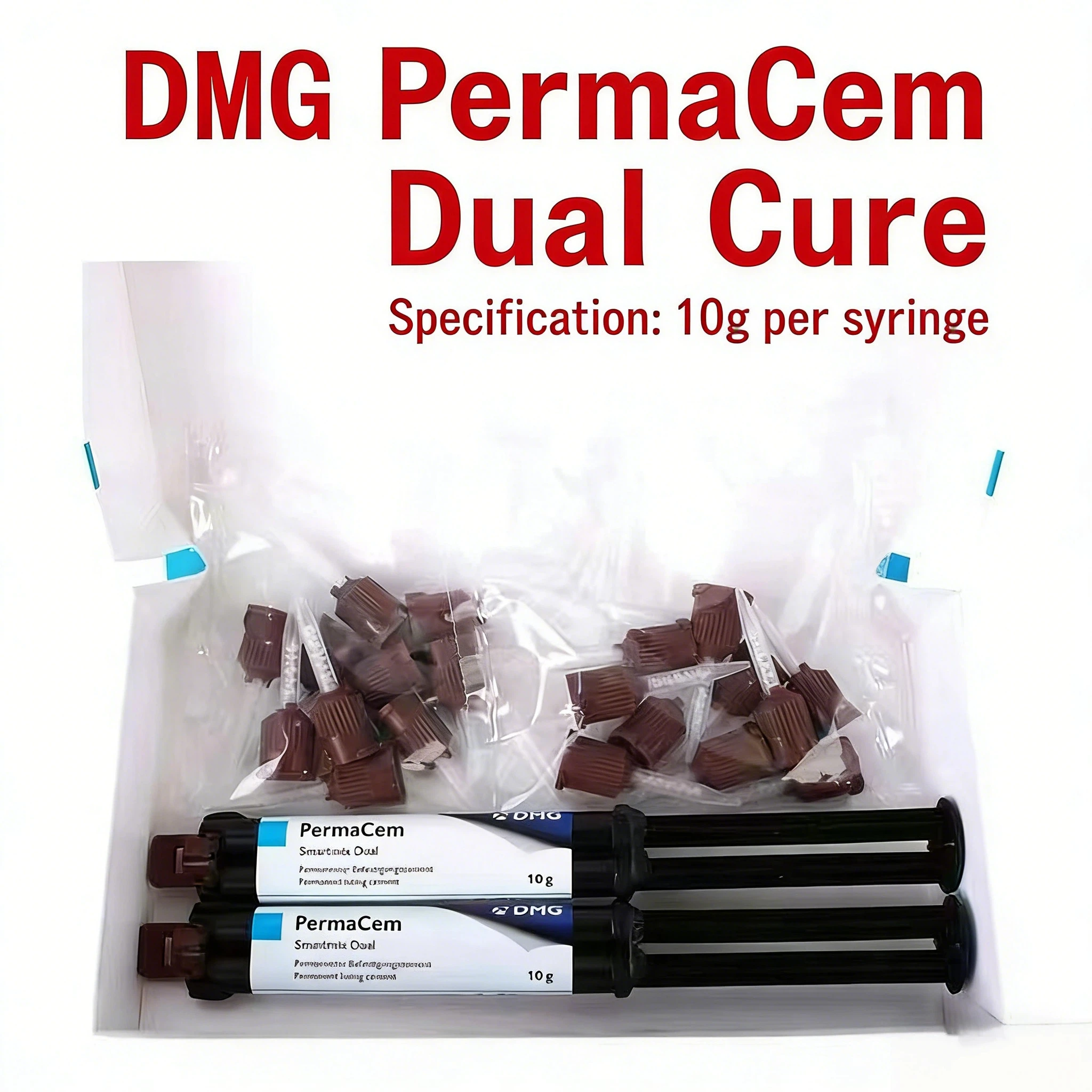 1 Box Germany DMG Perma Cem Dual-Cure Resin Cement, Dental Bonding Agent for Restorations & Luting.