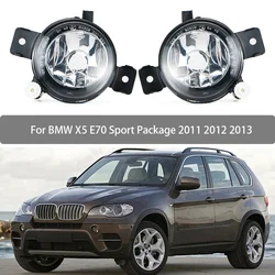 Fog Lamp Without Lamp For BMW X5 E70 Sport Package 2011 2012 2013 Car Front Bumper Fog Light 63177224643 63177224644