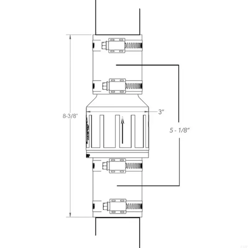 Válvulas retención efectivas, preventor silencioso reflujo aguas residuales F92F, equipo protección, válvulas