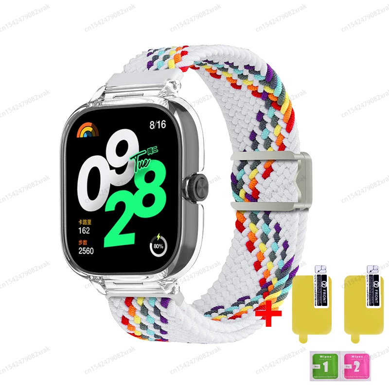 Custodia + cinturino magnetico per Xiaomi Redmi Watch 4 3 2 bracciale in Nylon SmartWatch wristband per Redmi Watch 3 Active/2 lite sostituzione