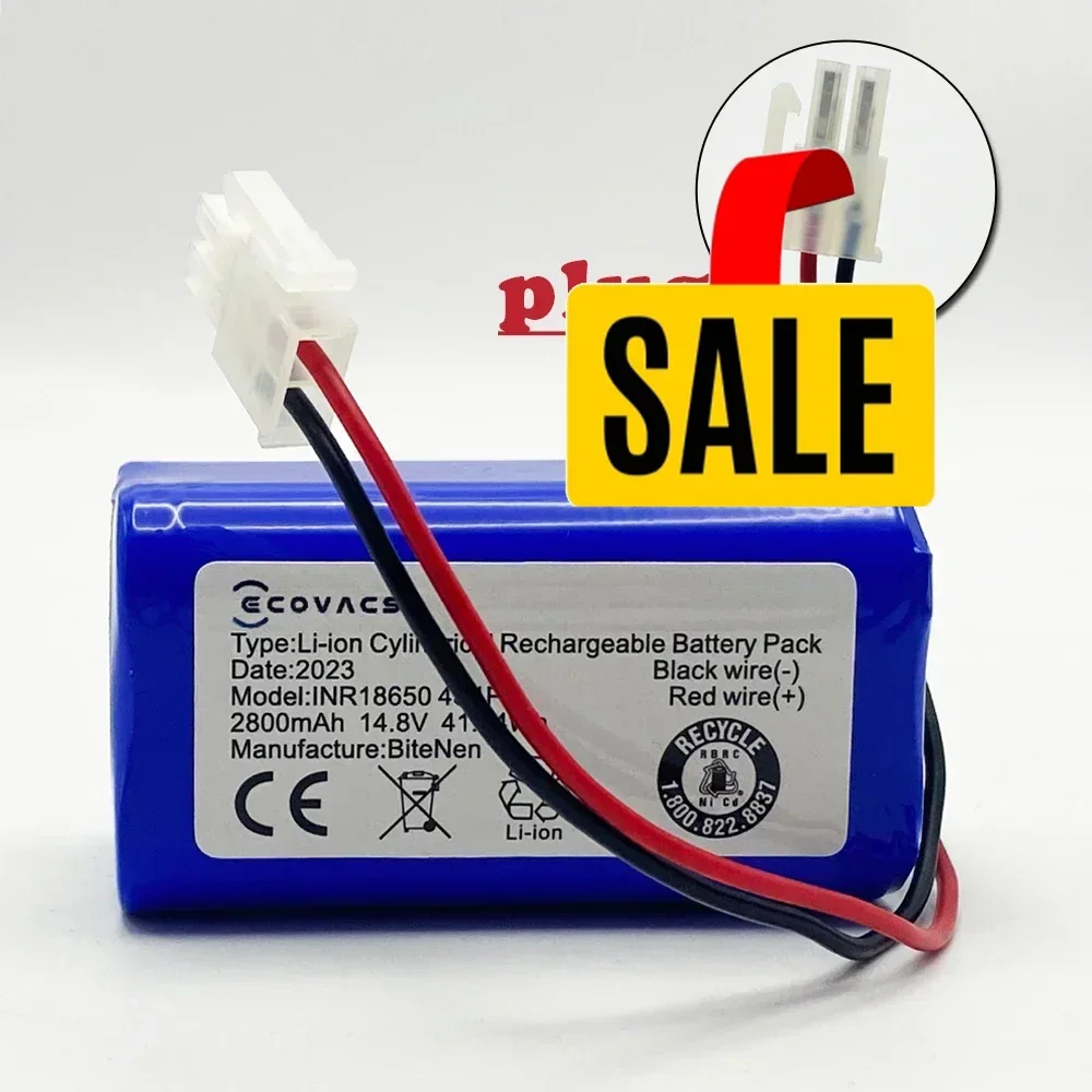 🏗️2800mAh 14.8V RS-RT900866 Li-ion Battery Side Brush For Rowenta Tefal Explorer Serie 20 40 60 Robot Vacuum Cleaner Accessorie