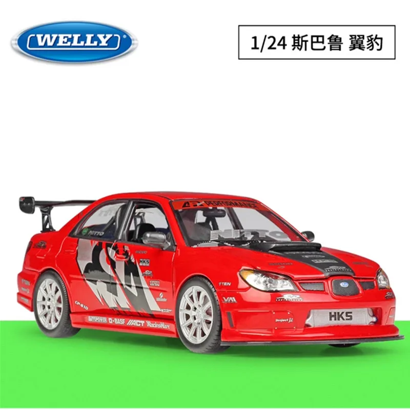 

New Product 1/24 Subaru APR Subaru Impreza Performance Alloy Car Model Scene Matching Car Model Toy Festival Gift Collectibles