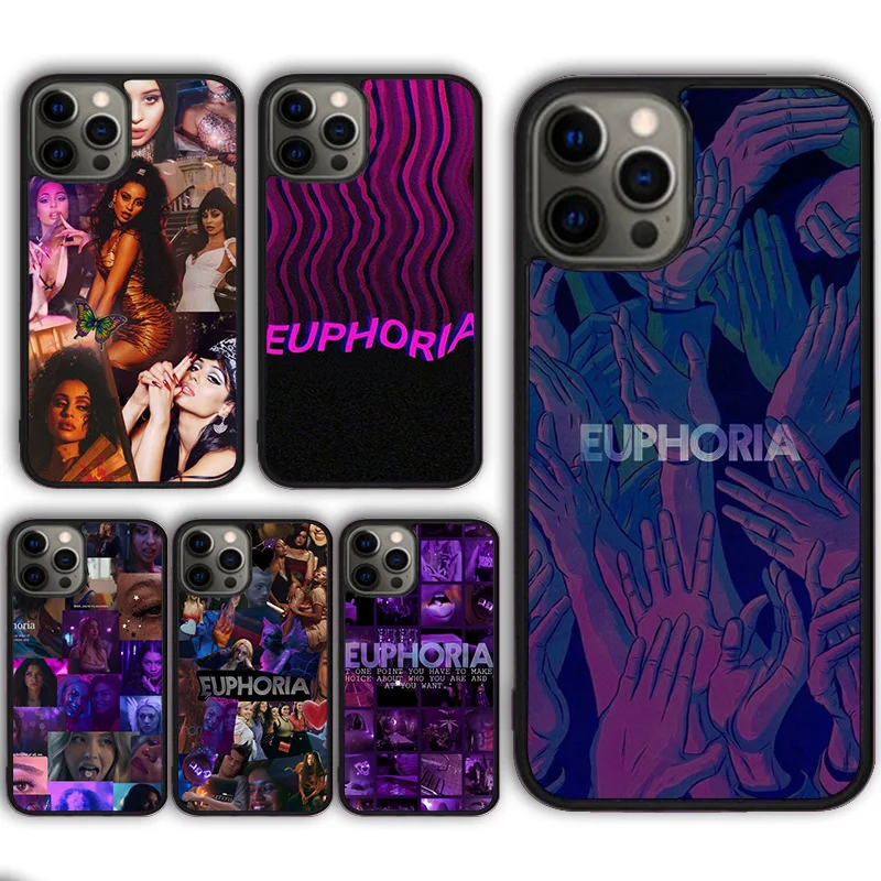 American TV Series Euphoria Luxury Phone Case Cover For iPhone 15 16 14 Plus 11 12 mini 13 Pro Max Apple X XR XS max