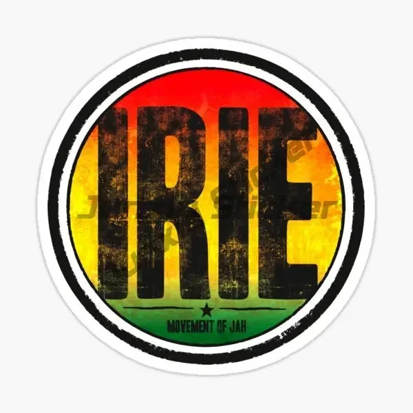 Reggae Lion Decal  Rasta, One Love Vinyl Sticker for Car Laptop Water Bottle Phone Waterproof Camping Accessory