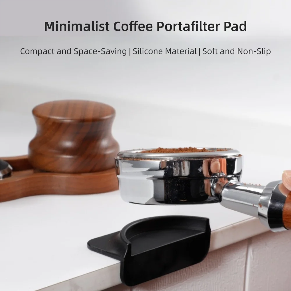 Durable Silicone Coffee Tamper Mat Anti-skid Thickned Press Powder Pad Cloth Powder Auxiliary Mat Kitchen