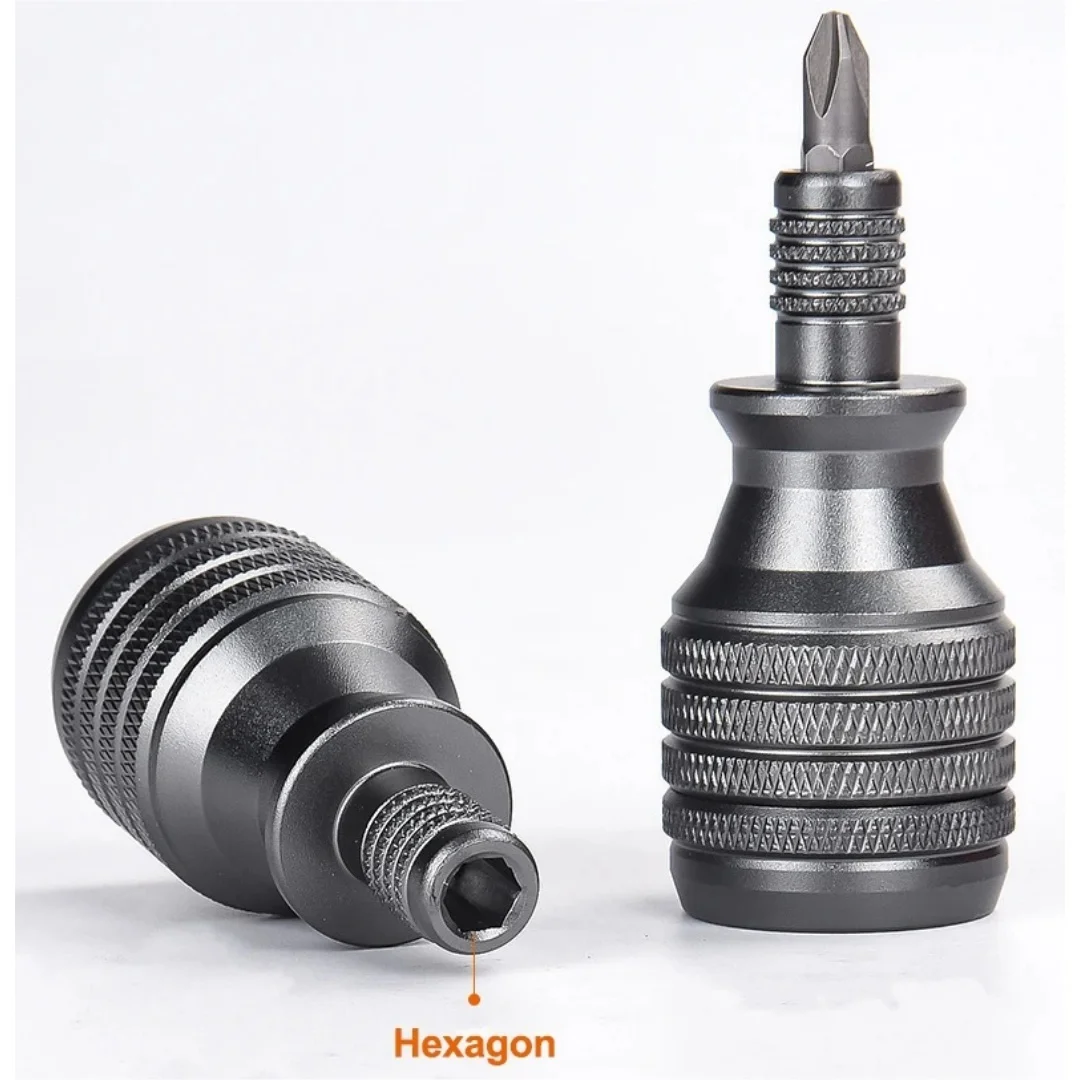 7 in 1 Mini cacciavite Cacciavite in lega di alluminio Torx Phillips Kit di punte per cacciavite Strumento di riparazione domestico portatile