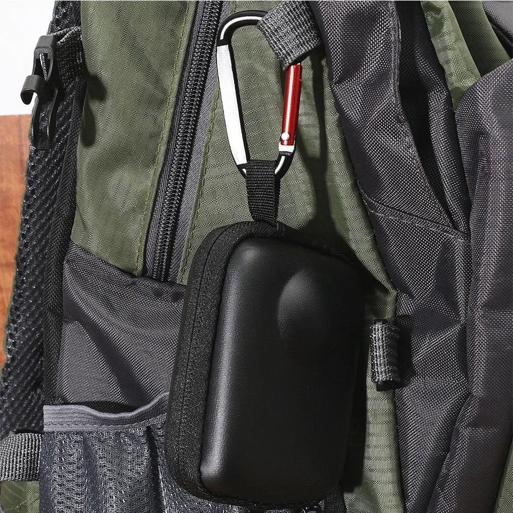 Untuk DJI OSMO 360 Tas Penyimpanan Portabel Bingkai Tas Tangan Cangkang Keras Mini dengan Carabiner dengan Gantungan Aksesori Kamera