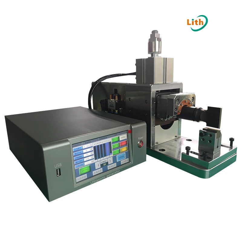 Lithium Battery Ultrasonic Metal Welder Equipment Metal Welding Machine for Cylindrical Pouch Cell Al Ni Cu Tab Foil Welding