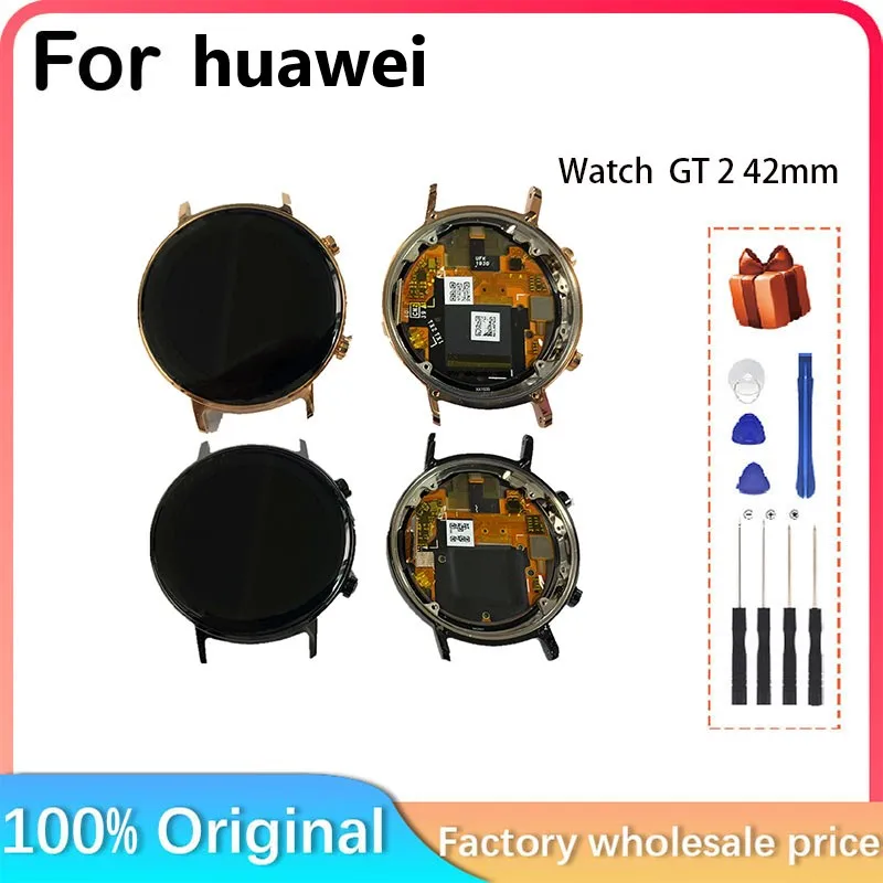 For HUAWEI Watch GT 2 LCD display + touch screen GT2 42mm LCD For HUAWEI Watch GT 2 DAN-B19 LCD display AMOLED display 42mm