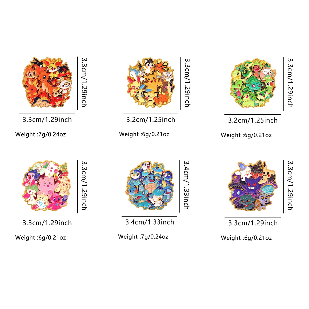 4-13pcs Cute Duck Enamel Pin Cartoon Animals Brooch For Coat Brooch Set Fashion Lapel Badges Jewelry Gift for Friends image 3