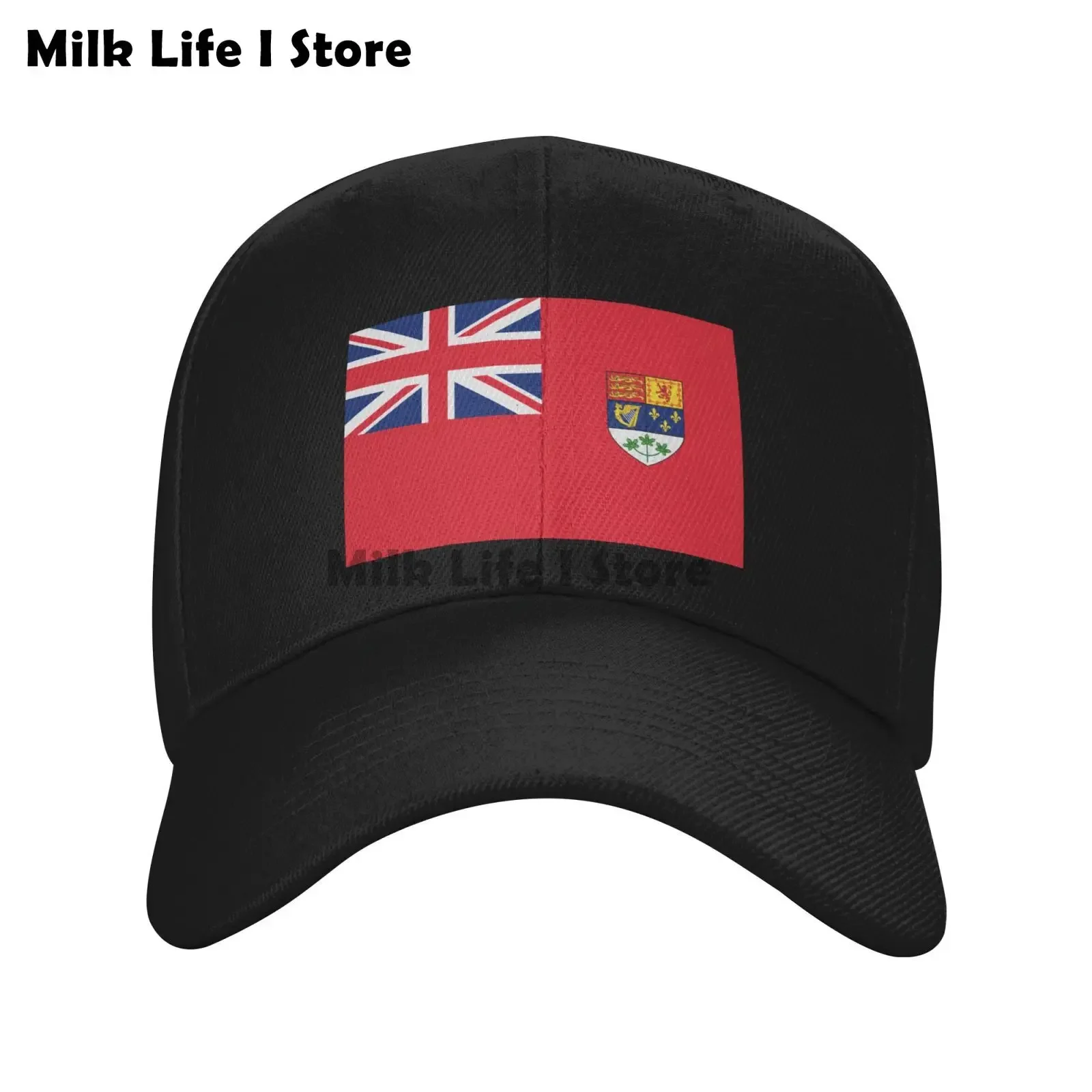 Canada Red Ensign Flag Vintage Canadian Symbol HD High Quality Online Store Baseball Cap Custom Hat Woman Men's