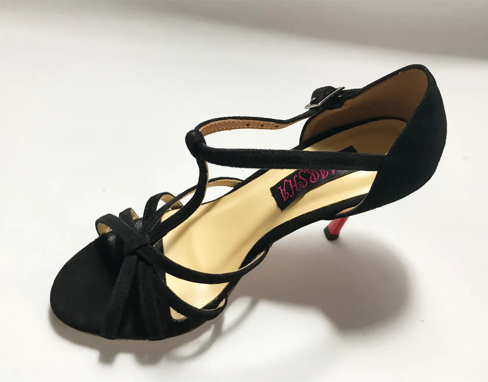 New Sexy Argentina Tango Dance Shoes wedding & party shoes Flamenco dance shoes for women leather outsoleT6256BS 7.5cm 9cm heel