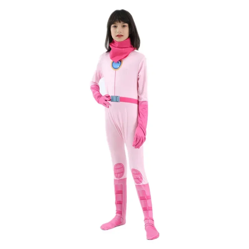 

2025 Anime Prinses Becky Roze Bodysuit Meisjes Sexy Cosplay Feest Kostuum School Anime Uniform Halloween Dress Up Bodysuit