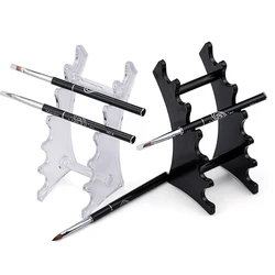 1 Set Nail Brush Holder Stand Salon Pen Rack Accessoire Brushes For Manicure Tool Acrylic Nail Art Brush Holder Carrier Storage
