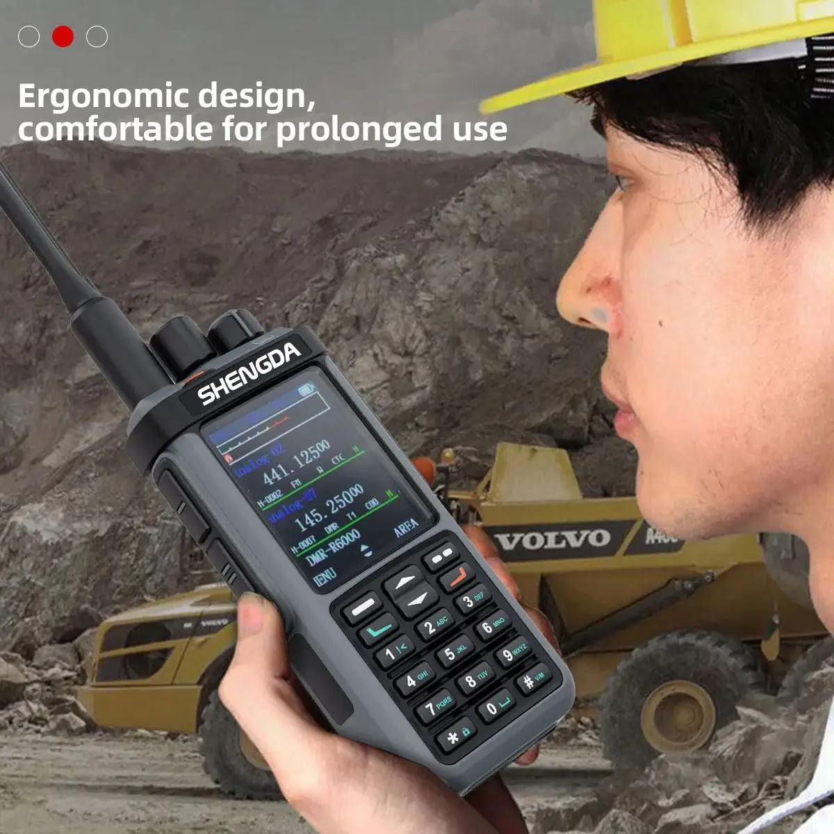 SD-DP4801E 10Wトランシーバー DMR暗号化 マルチバンド ハンディ無線機 FMラジオ VOX CTCSS/DCDS スキャン＆モニター LCDディスプレイ