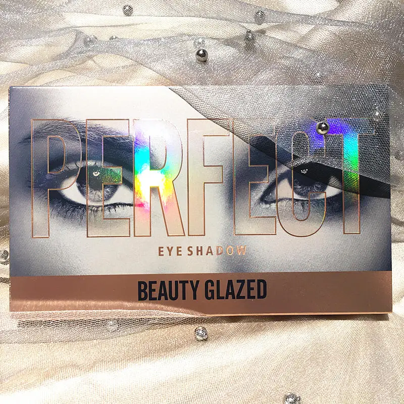 Beauty Glazed 18 สี Glitter Matte Eyeshadow Palette แต่งหน้า Glitter Pigment Smoky Eyeshadow Palette เครื่องสําอางกันน้ํา TSLM2