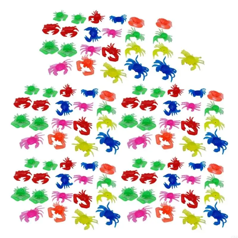 

23GD 100Pieces Simulation Model Figure Toy Colorful Marine Toy Classroom Decors