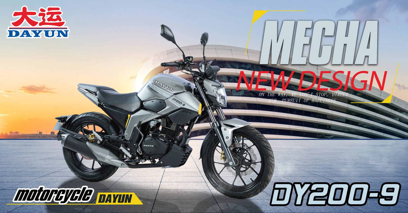 200CC Single Cylinder Street Style Motorcycle DAYUN DY200-9 MECHA