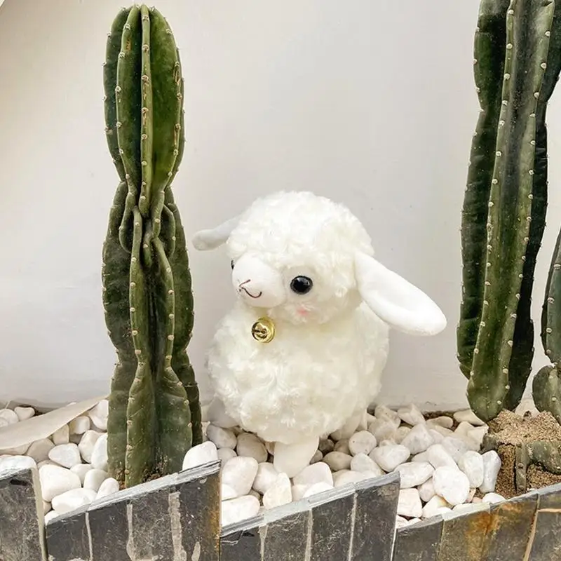95ae encantadora oveja para juguetes muñecas pequeños animales suaves y peluches divertidos para muñecas simulación para