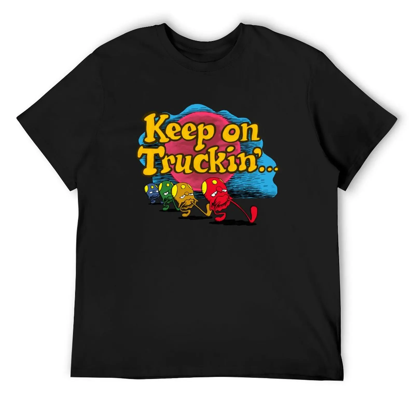 

Keep on Truckin' Toedscool T-Shirt Louboutins summer top Funny t-shirts shirts graphic tee Men's cotton t-shirt
