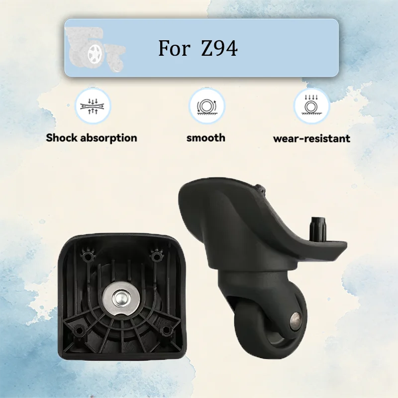 

Запасные колеса для Z94 All Terrain Luggage, износостойкие, из ТПУ, 360° ° Поворотные стальные подшипники для чемоданов