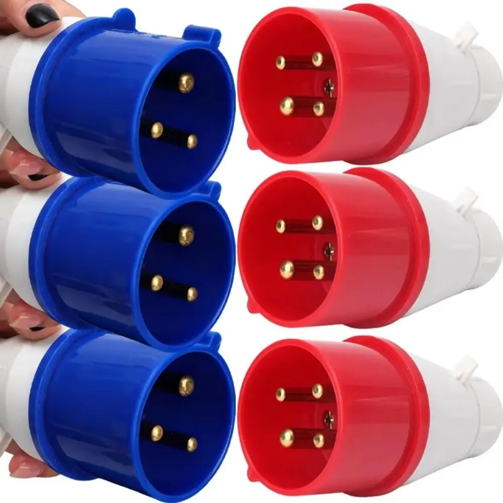 IP44 Rated Industrial Plug 3PIN 4PIN 16A 32A Industrial Socket Insulated Socket Heavy Duty Power Connector Industrial Use