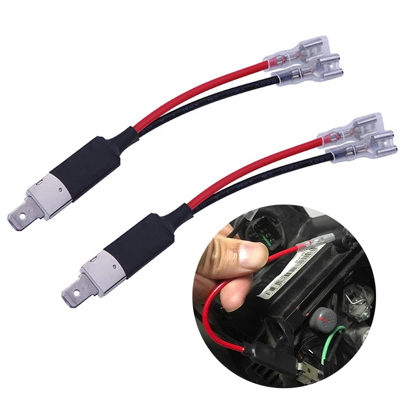 1/2PCS H1 Ersatz Einzel Konverter Verdrahtung Stecker Kabel Umwandlung Adapter Halter für HID Scheinwerfer Birne Zubehör
