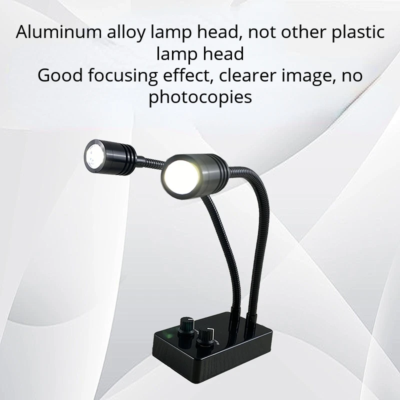 Gooseneck Lamp LED Microscope Light Source Illuminators for Industrial Camera Digital Microscope Phone Soldering Repair Welding view 4