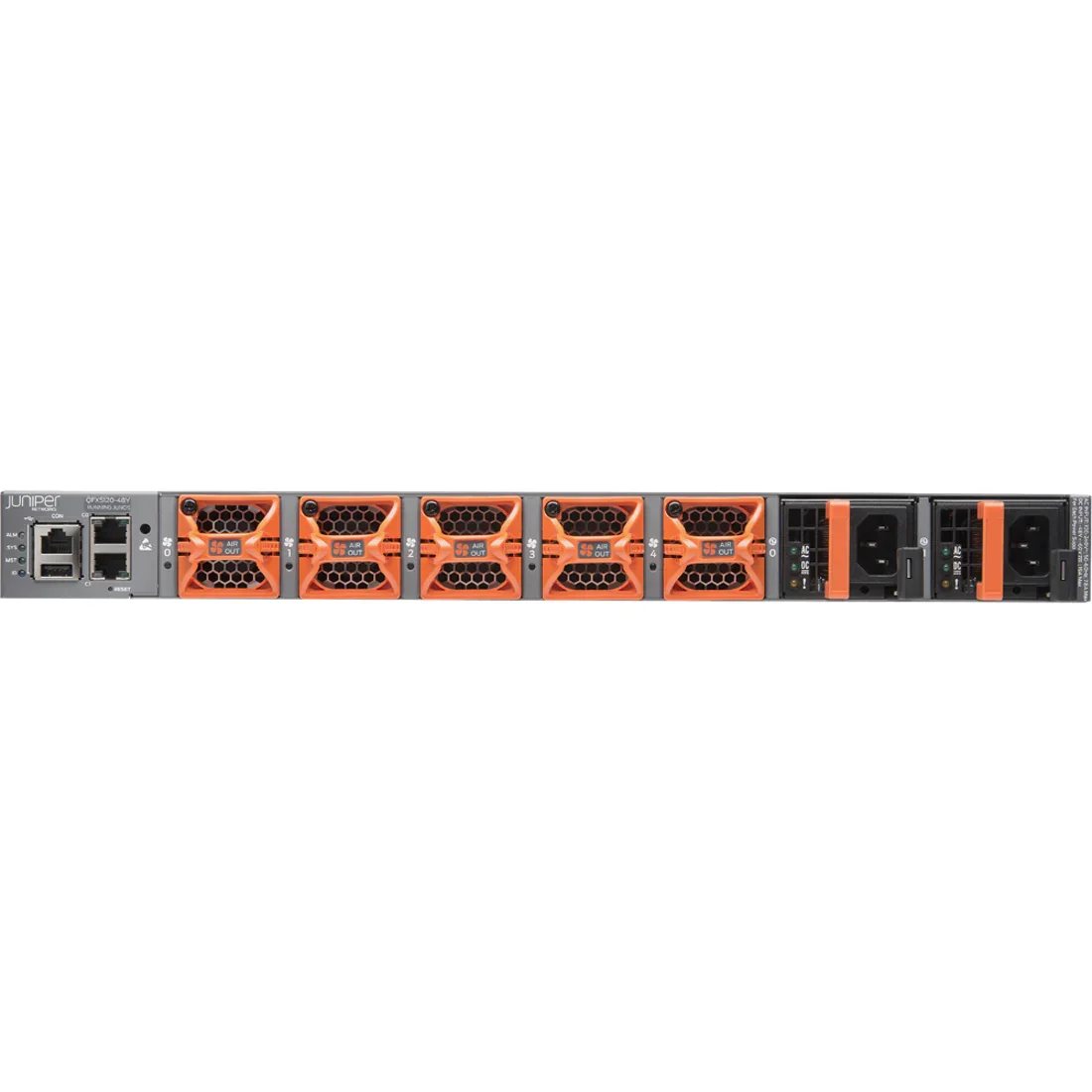 QFX5120 QFX5120-48Y-AFI2จูนิเปอร์, สวิตช์ชั้น3, ช่องเสียบขยายอีเทอร์เน็ต48X25กิกะบิต, 8x100กิกะบิตอีเธอร์เน็ต