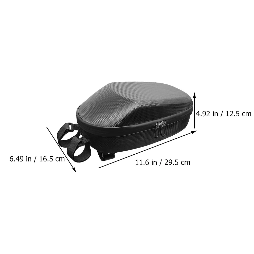 

Front H Bag for Bicycle Black Large Capacity Waterproof Cycling Accessory Bike Frame Pouch Storage Electric Vehicle Pack