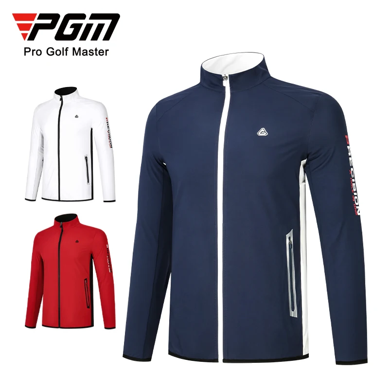 

PGM Apparel Men Jacket Waterproof Coat Windbreaker Vest High Quality Long Sleeve Golf Table Tennis Sportswear Fitness Dry Fit