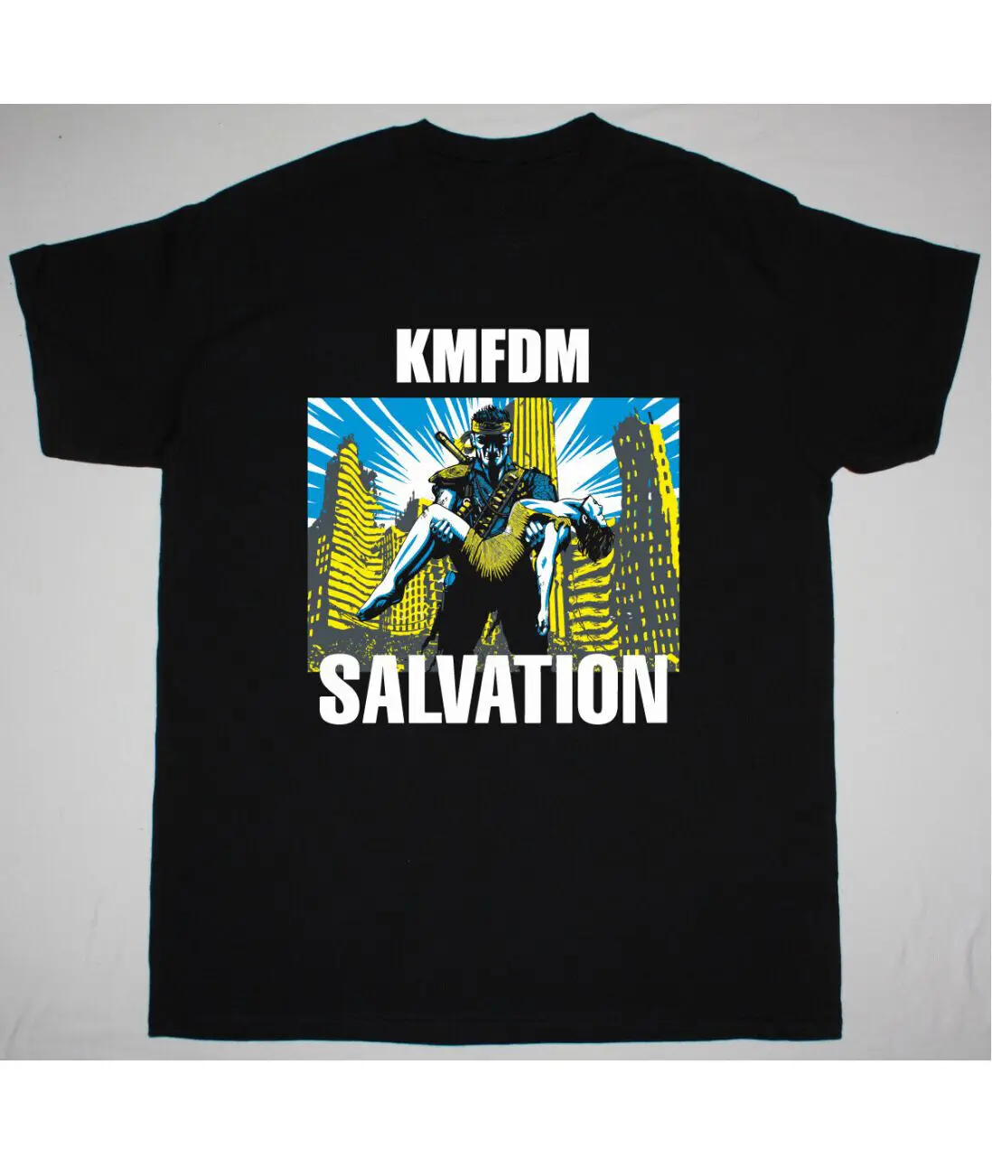 KMFDM SALVATION NEW T Shirt Cotton Black S 5XL BO084