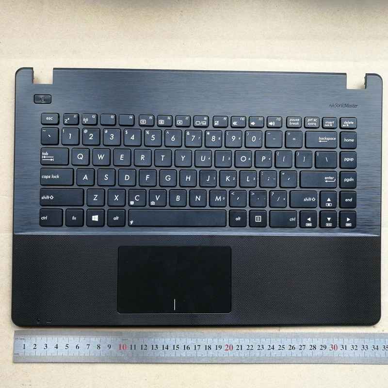 US  layout New laptop upper case base cover keyboard with touchpad palmrest for ASUS X451C X451