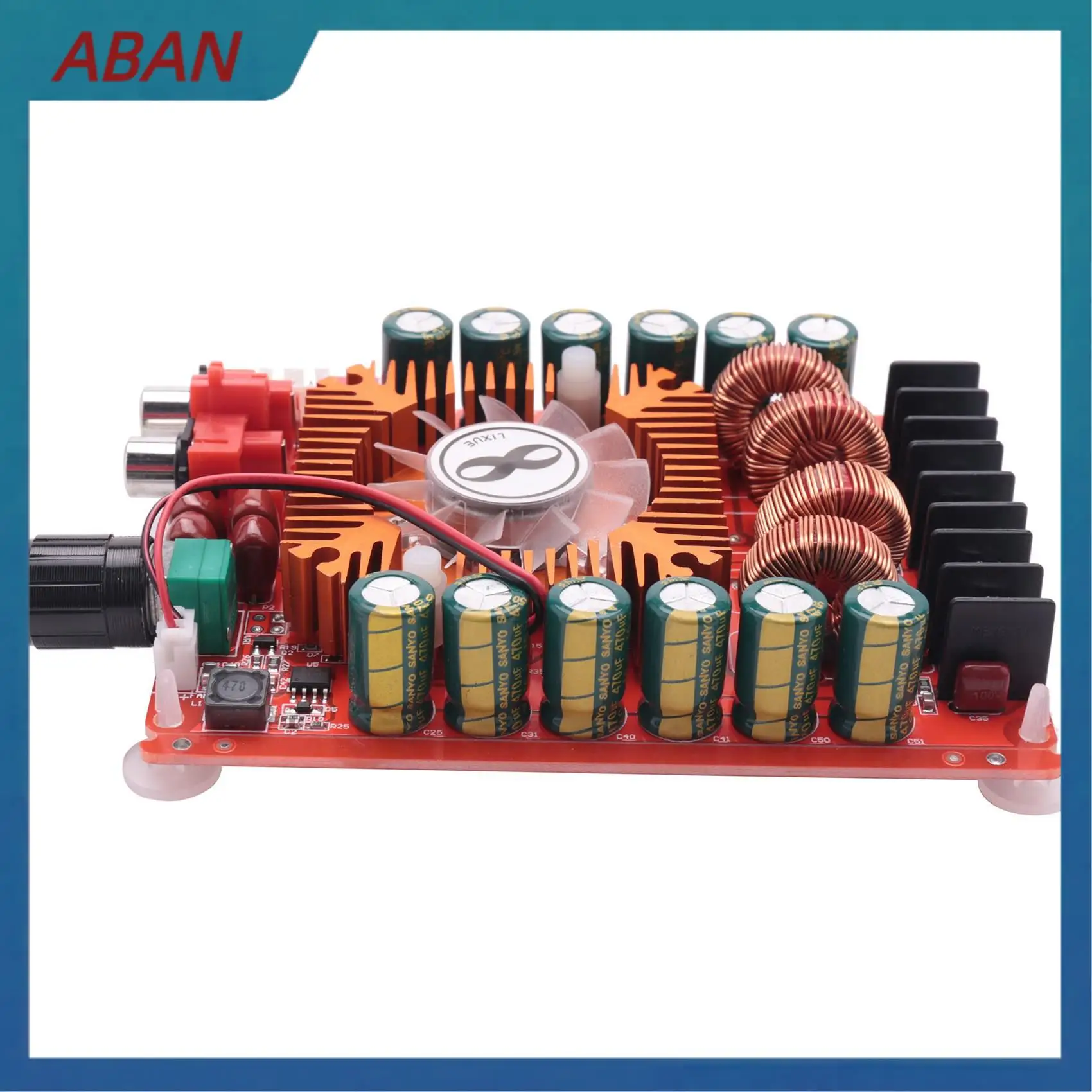 ABAN 2X TDA7498E 2X160W Scheda amplificatore audio a doppio canale, supporto modalità BTL 1X220W a canale singolo