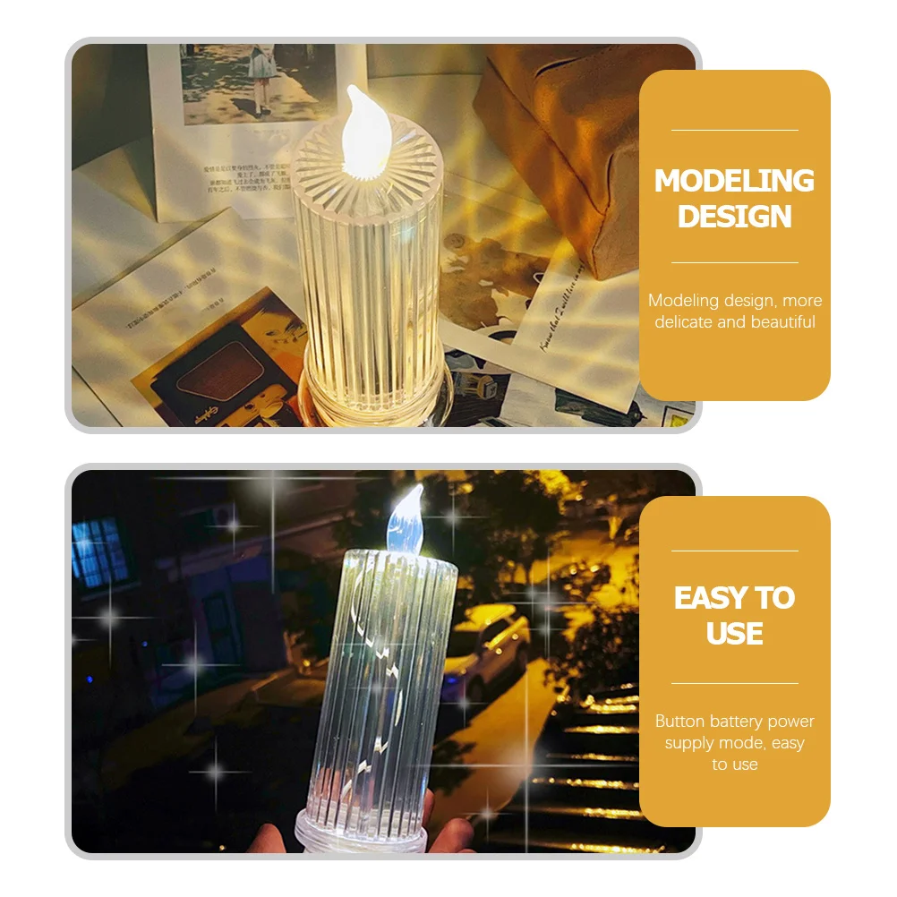 Led Creative Night Lamp For Bedroom Romantic Tabletop Decorative Light Simulation Lamp Bedside Night Light