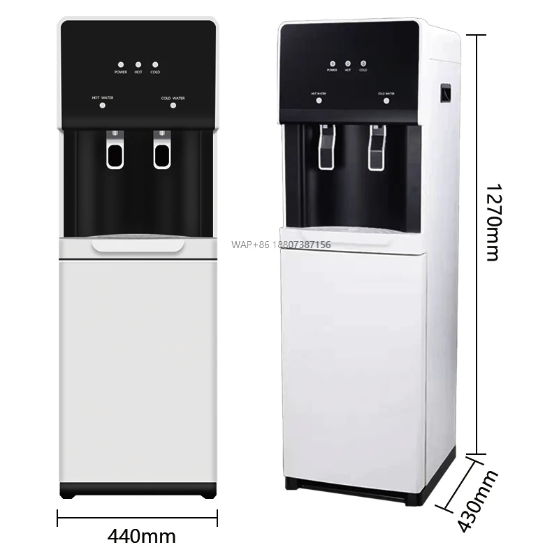 

Ceramic Water Dispenser Freestanding Water Purifier Easy to Operate and Self Replace Automatically Heating Cooling